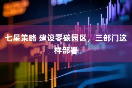 七星策略 建设零碳园区，三部门这样部署