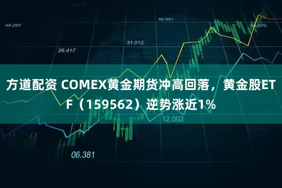 方道配资 COMEX黄金期货冲高回落，黄金股ETF（159562）逆势涨近1%