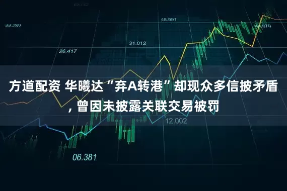 方道配资 华曦达“弃A转港”却现众多信披矛盾, 曾因未披露关联交易被罚